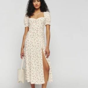 Reformation Lacey Dress, Boheme Pink, Size 4, Floral Reformation Dresses